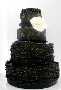 gothic wedding cake 3